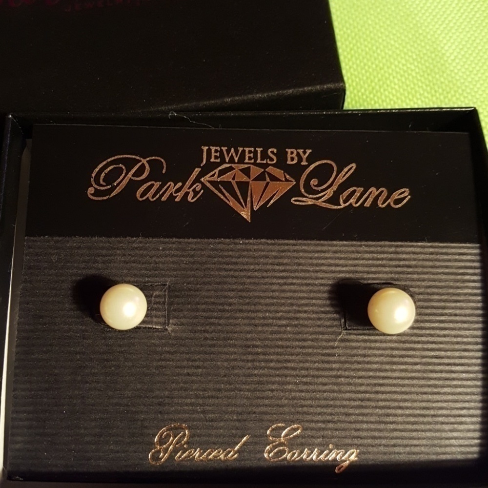 𝅺earrings faux pearl.